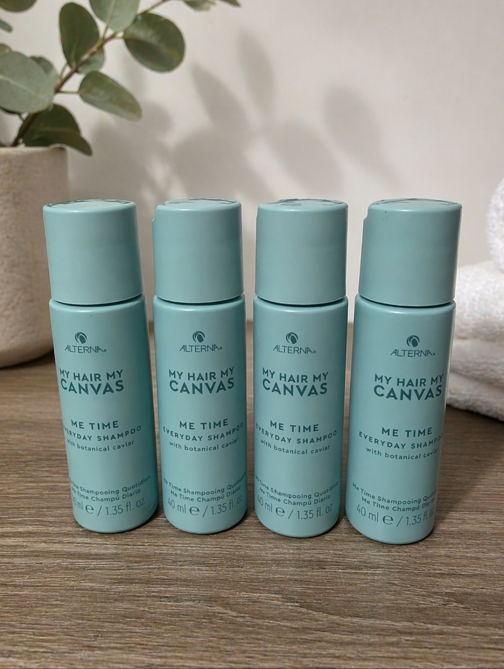 Alterna My Hair My Canvas Me Time Everyday Shampoo Travel Size Lot of 4